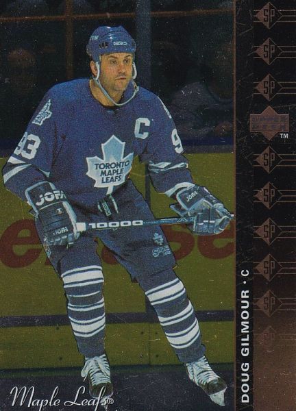 insert karta DOUG GILMOUR 94-95 UD SP Inserts číslo SP-167